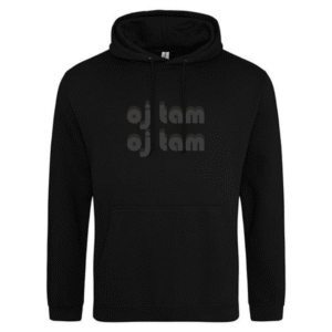 Bluza dresowa z kapturem z haftem oj tam oj tam M - kangurkowa kieszeń Unisex