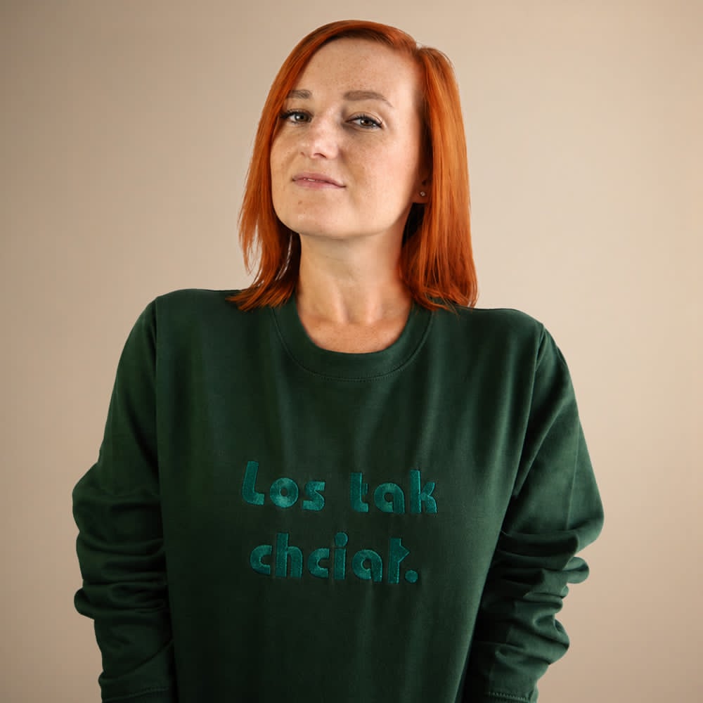 Bluza dresowa z haftem 'los tak chciał' - pre-order - obrazek 3