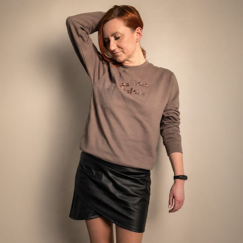 Bluza dresowa z haftem 'los tak chciał' - pre-order - obrazek 5
