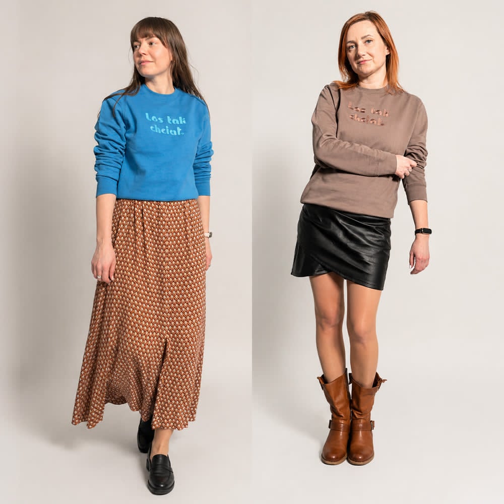 Bluza dresowa z haftem 'los tak chciał' - pre-order - obrazek 2
